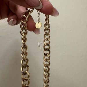 ICING Chunky Gold Dipped Chain Necklace